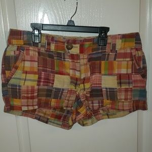 Plaid shorts